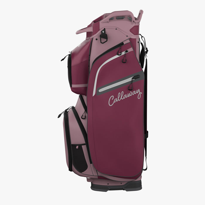 Callaway CARGO Cart Bag - Lilas Pink/Red Plum