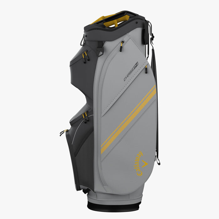 Callaway Chase 14 Cart Bag - Charcoal/Silver/Goldenrod