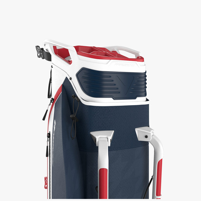Callaway Fairway + Stand Bag - White/Navy HND/Red/Flag