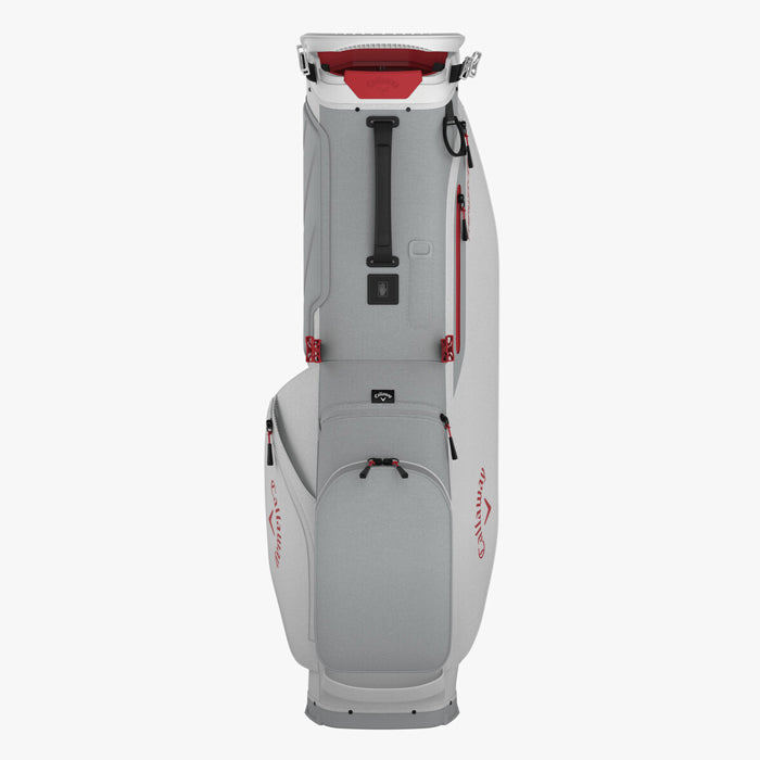 Callaway Fairway C Stand Bag - Silver/White/Fire Red