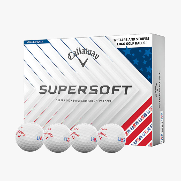 Callaway Supersoft Stars and Stripes Golf Balls