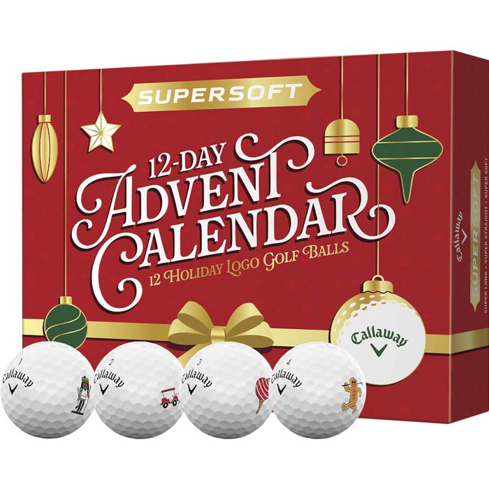 Callaway Supersoft 12-Day Advent Calendar Golf Balls
