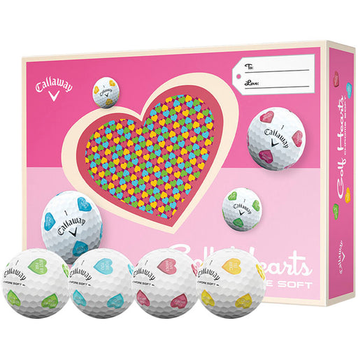 Callaway Chrome Soft Golf Hearts Golf Balls