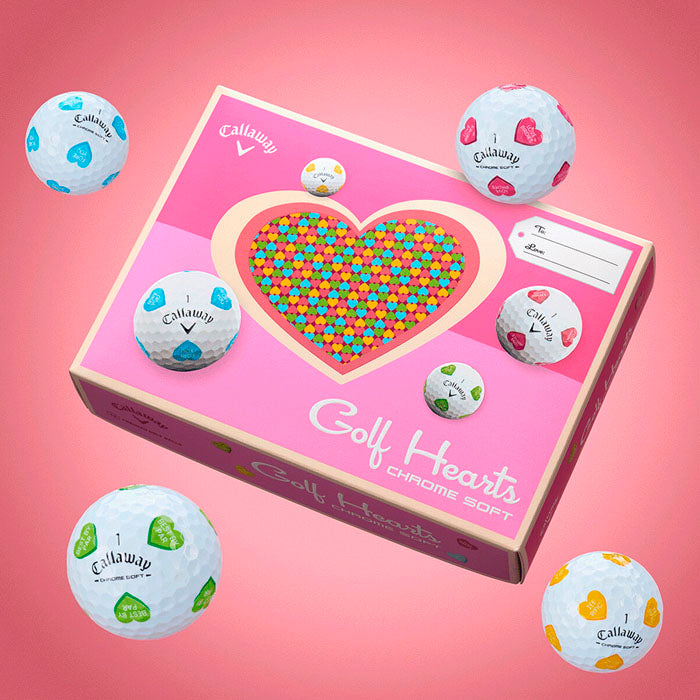 Callaway Chrome Soft Golf Hearts Golf Balls