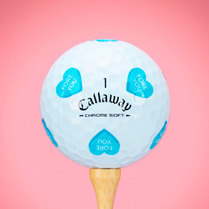 Callaway Chrome Soft Golf Hearts Golf Balls