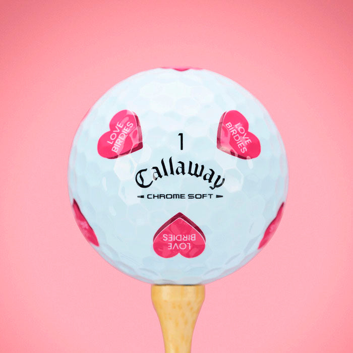 Callaway Chrome Soft Golf Hearts Golf Balls