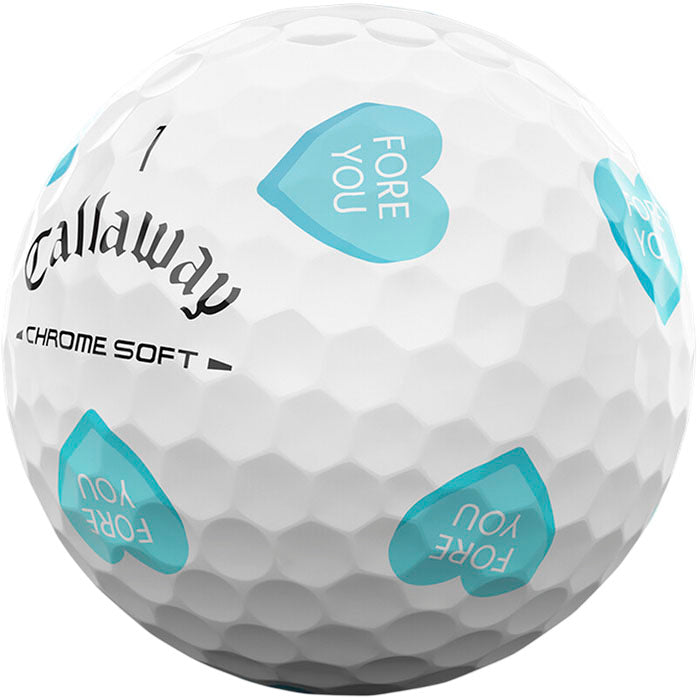Callaway Chrome Soft Golf Hearts Golf Balls