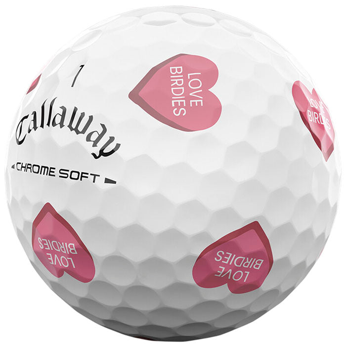 Callaway Chrome Soft Golf Hearts Golf Balls