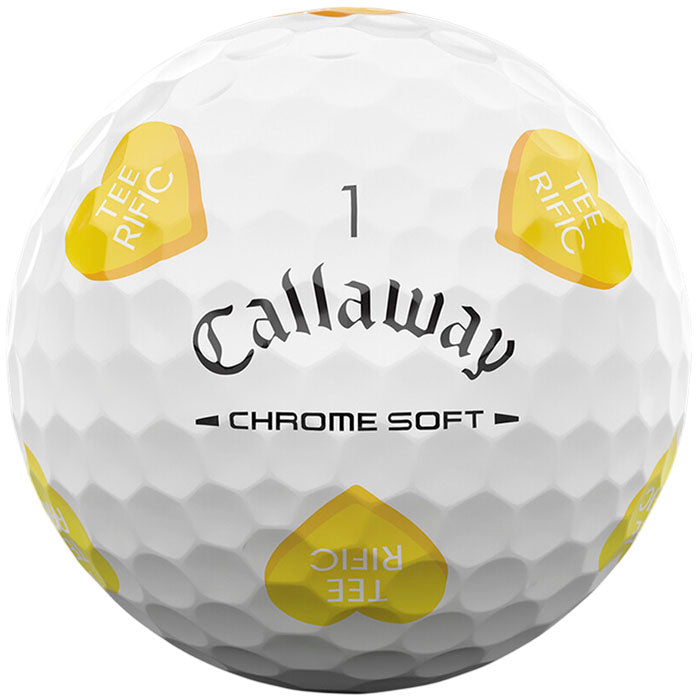 Callaway Chrome Soft Golf Hearts Golf Balls