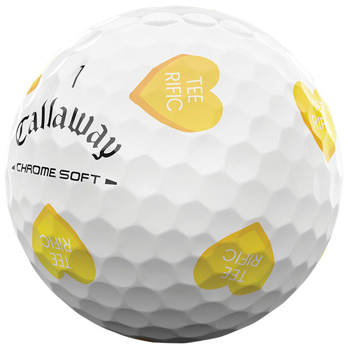 Callaway Chrome Soft Golf Hearts Golf Balls