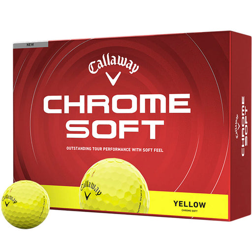 Callaway Chrome Soft Yellow Golf Balls
