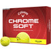 Callaway Chrome Soft Yellow Golf Balls