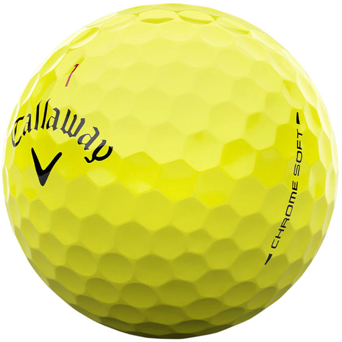 Callaway Chrome Soft Yellow Golf Balls