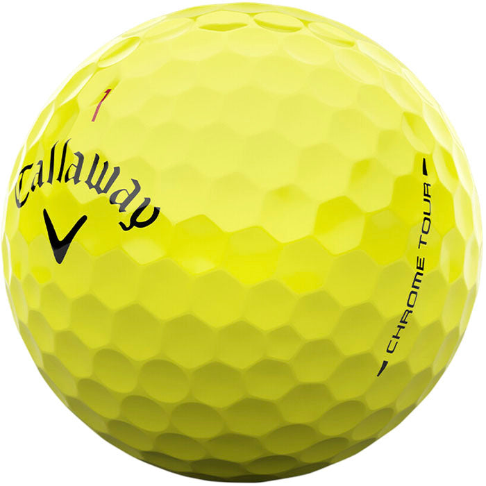 Callaway Chrome Tour Yellow Golf Balls