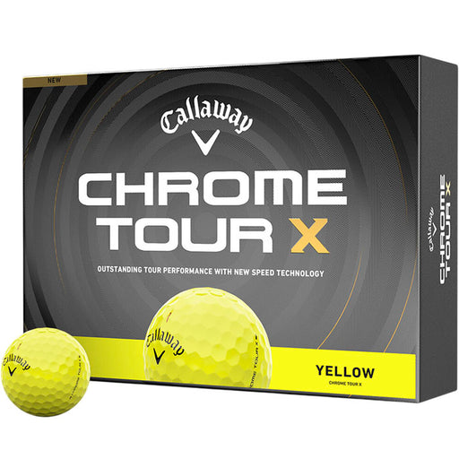 Callaway Chrome Tour X Yellow Golf Balls