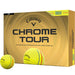 Callaway Chrome Tour Triple Track Yellow Golf Balls