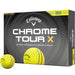 Callaway Chrome Tour X Triple Track Yellow Golf Balls