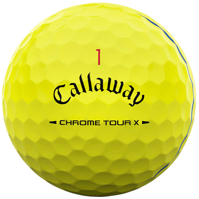 Callaway Chrome Tour X Triple Track Yellow Golf Balls
