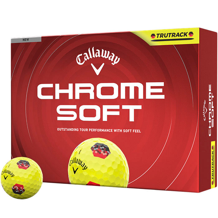 Callaway Chrome Soft TruTrack Yellow Golf Balls