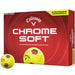 Callaway Chrome Soft TruTrack Yellow Golf Balls