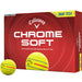 Callaway Chrome Soft 360 Triple Track Yellow Golf Balls