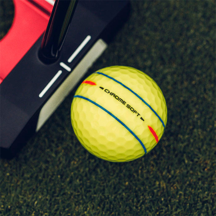 Callaway Chrome Soft 360 Triple Track Yellow Golf Balls