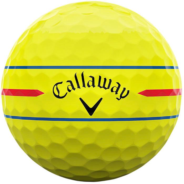Callaway Chrome Tour 360 Triple Track Yellow Golf Balls