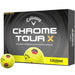 Callaway Chrome Tour X TruTrack Yellow Golf Balls