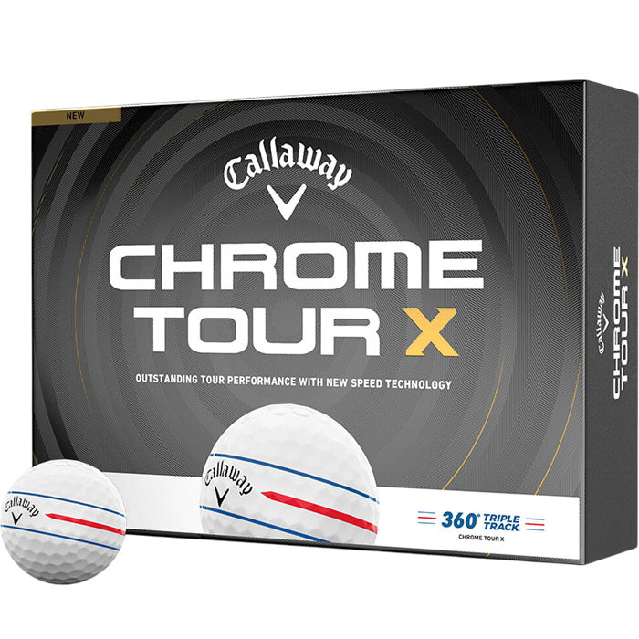 Callaway Chrome Tour X 360 Triple Track Golf Balls