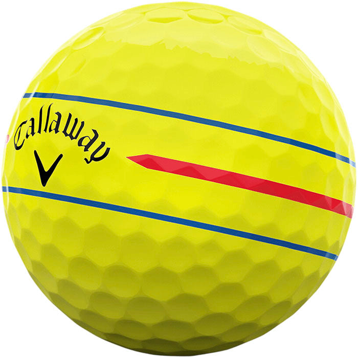 Callaway Chrome Tour X 360 Triple Track Yellow Golf Balls