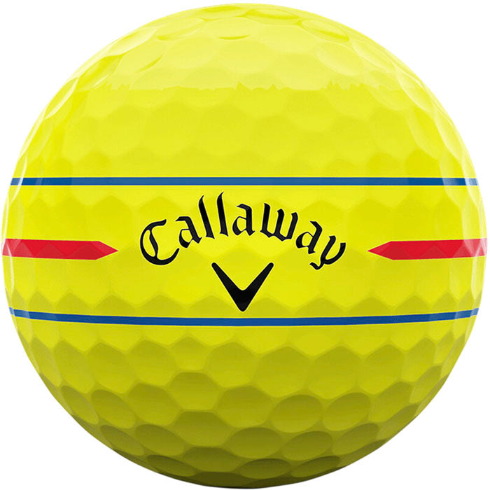 Callaway Chrome Tour X 360 Triple Track Yellow Golf Balls