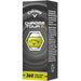 Callaway Chrome Tour X 360 Yellow Stripe Golf Balls