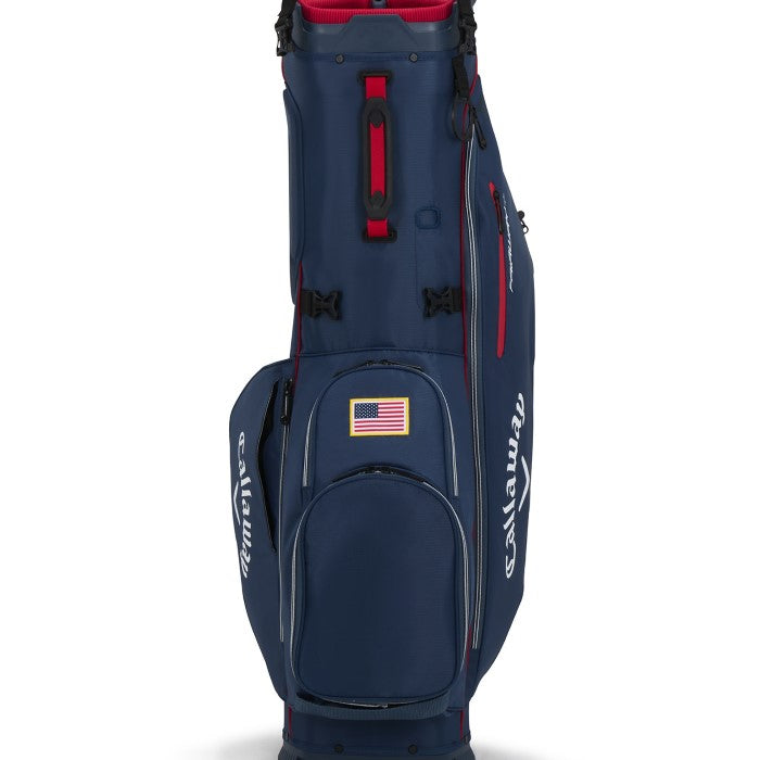 Callaway Fairway+ Double Strap Stand Bag - Navy Blue/Red/USA