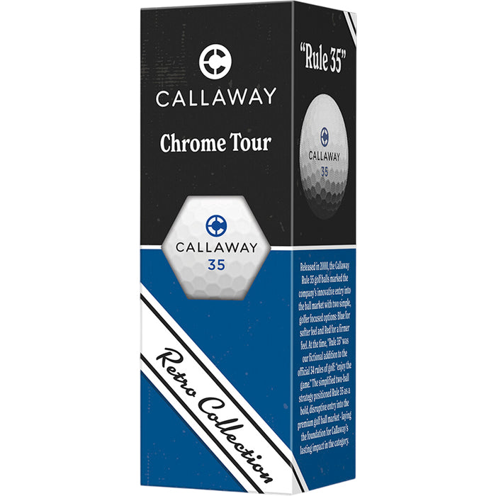Callaway Chrome Tour Retro Golf Balls