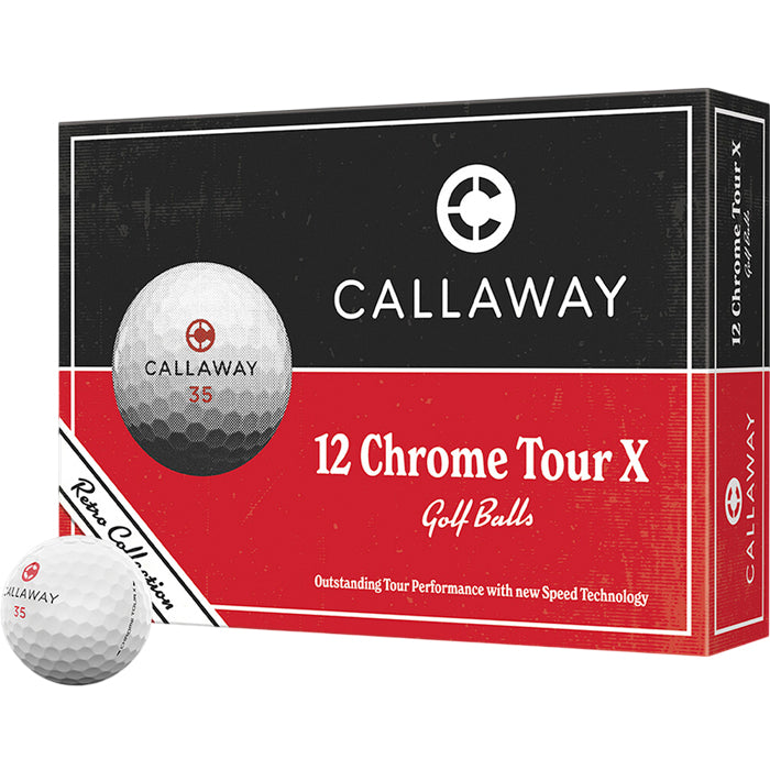 Callaway Chrome Tour X Retro Golf Balls