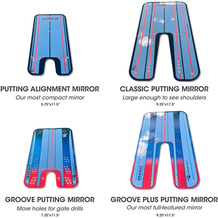 Eyeline Golf Putting Alignment Mirror (Small)