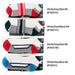 FootJoy Dry Fashion Sport White Socks White/Grey/Red #A (#16021K) - Fairway Golf