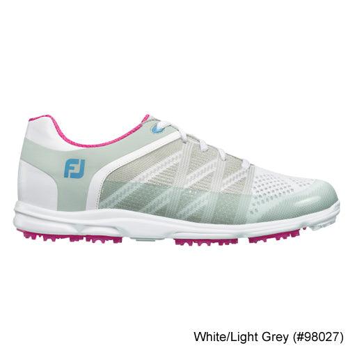 Footjoy Ladies Sport SL Shoe-Previous Season Style 9.0 White/Light Grey (#98027) M - Fairway Golf