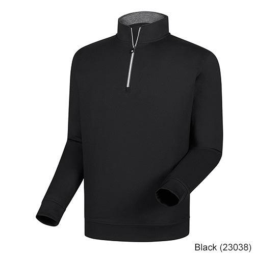 FootJoy Performance Half-Zip Pullover w/Gathered Waist XL Black (23038) - Fairway Golf