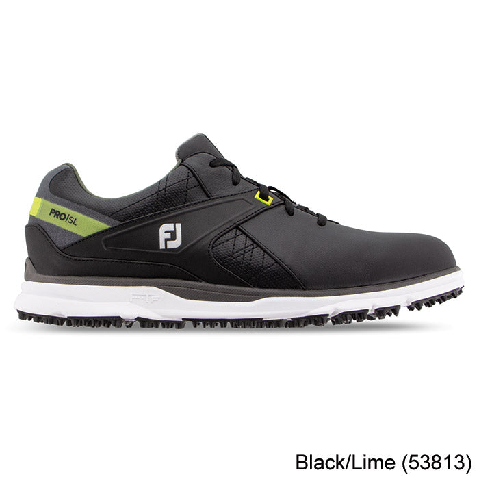 FootJoy Pro/SL Shoes-Previous Season Style 9.0 Black/Lime (53813) M
