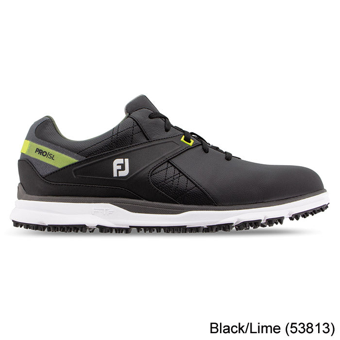 FootJoy Pro/SL Shoes-Previous Season Style 11.5 Black/Lime (53813) M