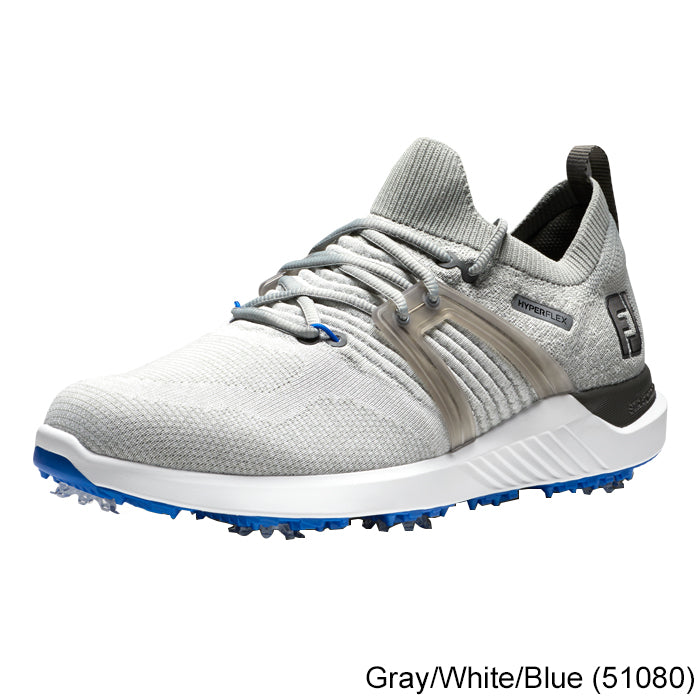 Footjoy Hyperflex Shoes-Previous Season Style 10.5 Gray/White/Blue (51080) M