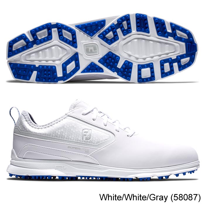 Footjoy Superlites XP Shoes 9.5 White/White/Gray (58087) M