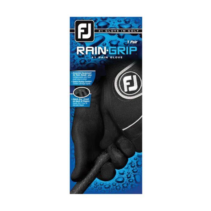 FootJoy 2017 RainGrip Pair L Black Cadet Pair - Fairway Golf