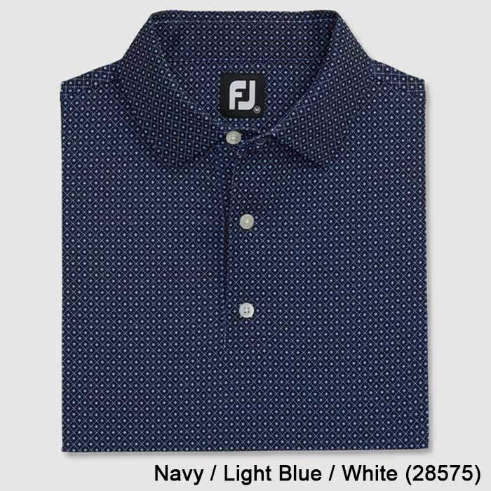 FootJoy Dot Geo Print Lisle Golf Shirts