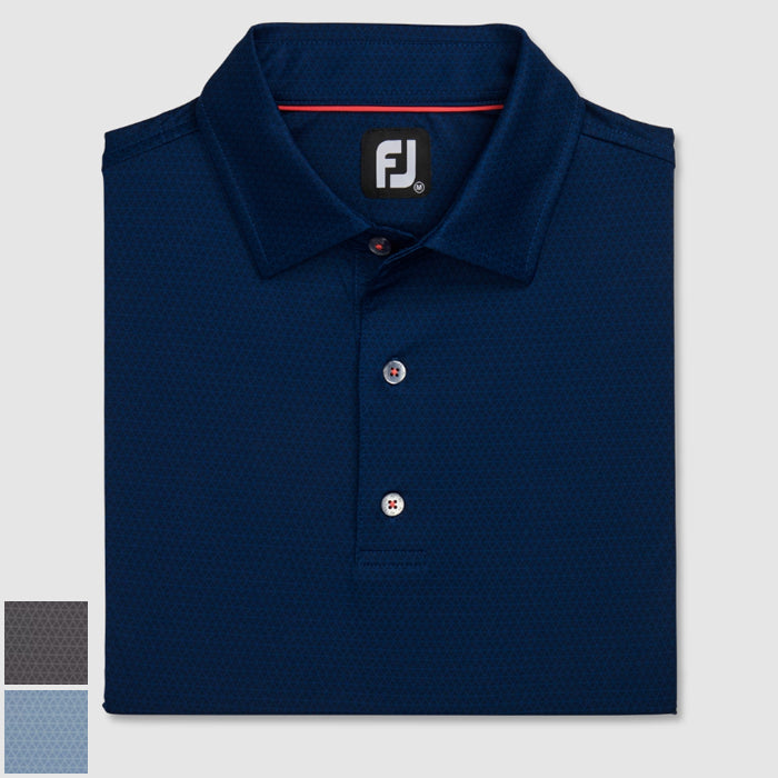 FootJoy Tonal Triangle Print Lisle Self Collar