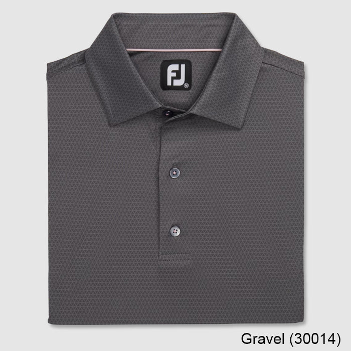 FootJoy Tonal Triangle Print Lisle Self Collar