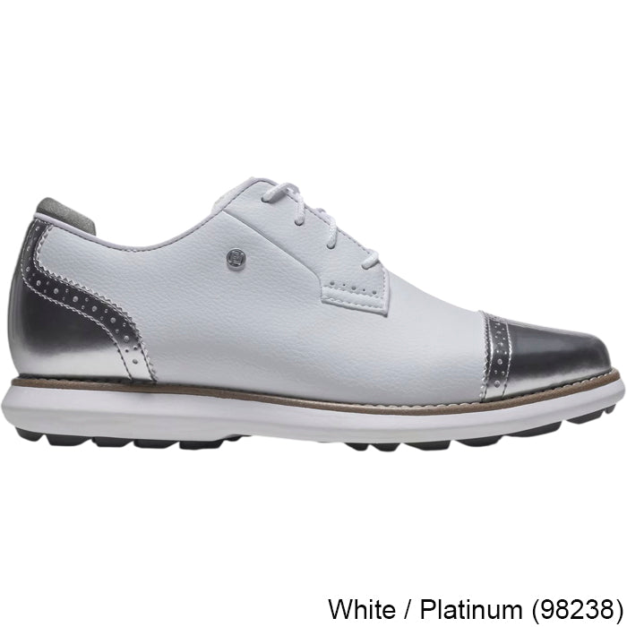 FootJoy Traditions Cap Toe Spikeless Women Golf Shoes