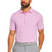FootJoy Open Pinstripe Lisle Golf Polo - Orchid/Periwinkle