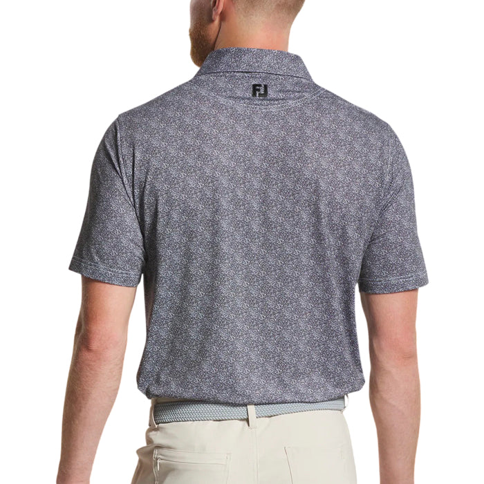 FootJoy Speckle Print Athletic Fit - Black/White
